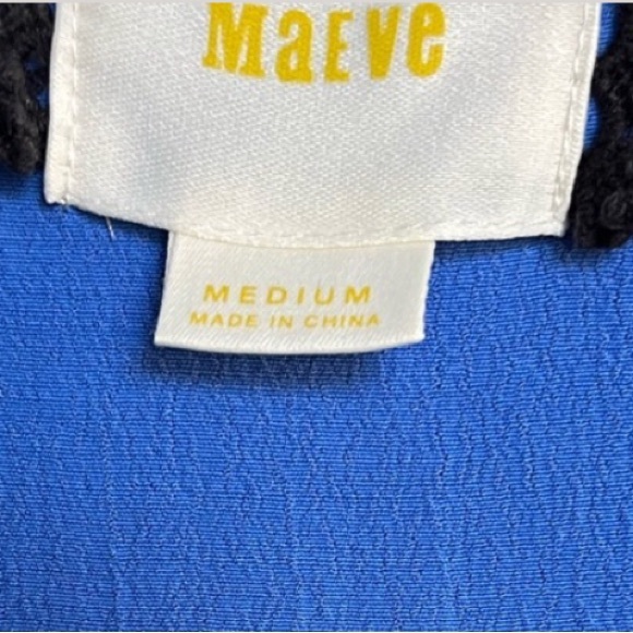 Anthropologie Maeve Lene Crepe Faux Wrap Dress - Picture 6 of 8